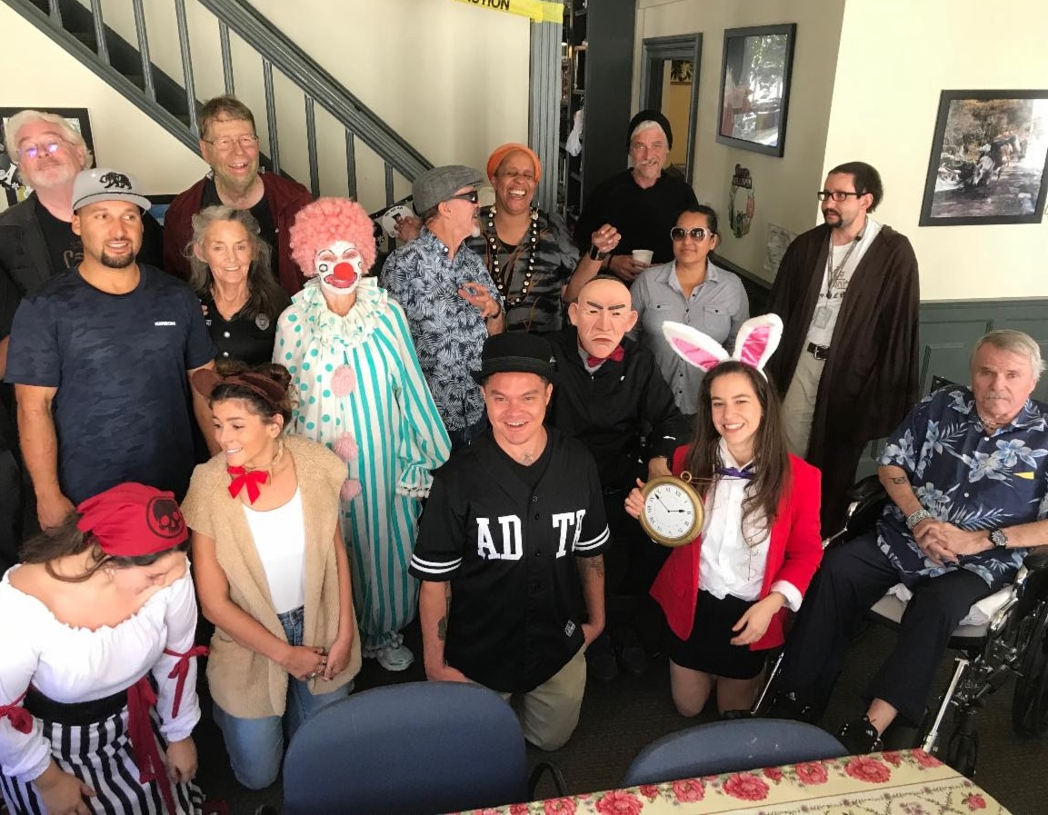 John at Jodi House in Santa Barbara